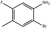 2-BROMO-5-FLUORO-4-METHYLANILINE Structural