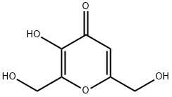 3-HYDROXY-2,6-BIS(HYDROXYMETHYL)-4-PYRONE Structural