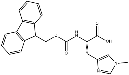 FMOC-HIS(1-ME)-OH Structural