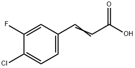 4-CHLORO-3-FLUOROCINNAMIC ACID,4-CHLORO-3-FLUOROCINNAMIC ACID