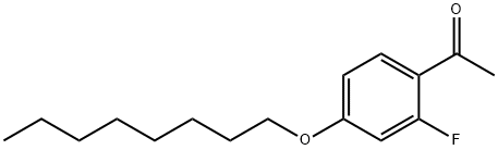 2'-FLUORO-4'-OCTYLOXYACETOPHENONE Structural