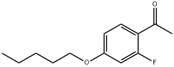 2'-FLUORO-4'-N-PENTYLOXYACETOPHENONE Structural