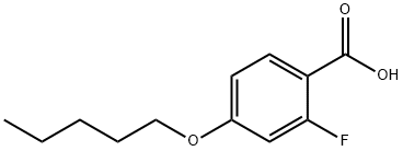 2-FLUORO-4-N-PENTYLOXYBENZOIC ACID Structural