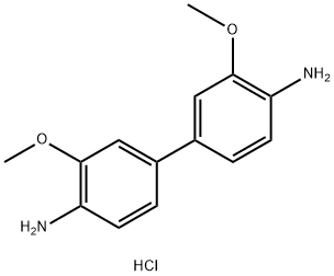 3,3'-Dimethoxybenzidine dihydrochloride Structural