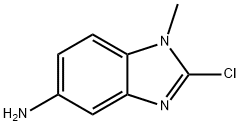 1H-Benzimidazol-5-amine,2-chloro-1-methyl-(9CI) Structural