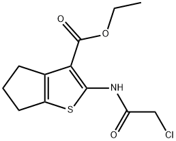 2-(2-CHLORO-ACETYLAMINO)-5,6-DIHYDRO-4H-CYCLOPENTA[B]THIOPHENE-3-CARBOXYLIC ACID ETHYL ESTER