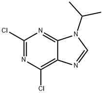 2,6-dichloro-9-(1-methylethyl)-9H-purine Structural