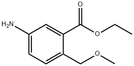 Benzoic acid, 5-amino-2-(methoxymethyl)-, ethyl ester (9CI) Structural