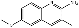 2-AMINO-6-METHOXY-3-METHYLQUINOLINE Structural