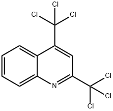 2,4-BIS(TRICHLOROMETHYL)QUINOLINE Structural