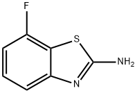 Benzothiazole, 2-amino-7-fluoro- (8CI) Structural