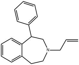 1-N-ALLYL-3-PHENYL-2,3,4,5-TERAHYDRO-BENZO(D)AZEPINE