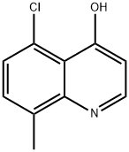 5-CHLORO-4-HYDROXY-8-METHYLQUINOLINE Structural