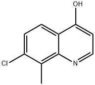 7-CHLORO-4-HYDROXY-8-METHYLQUINOLINE Structural