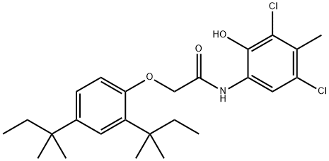 N-(3,5-DICHLORO-2-HYDROXY-4-METHYLPHENYL)-2-(2,4-DI-TERT-PENTYLPHENOXY)-ACETAMIDE