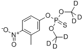 FENITROTHION (O,O-DIMETHYL-D6) Structural