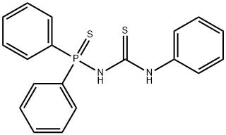 N-(Diphenylphosphinothioyl)-N'-phenylthiourea Structural