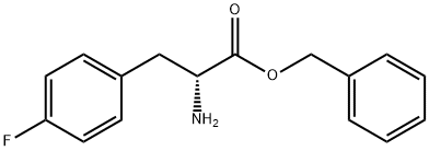 D-Phenylalanine, 4-fluoro-, phenylMethyl ester Structural