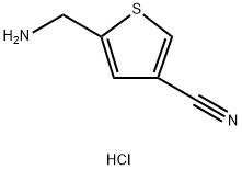 5-AMINOMETHYL-THIOPHENE-3-CARBONITRILE Structural