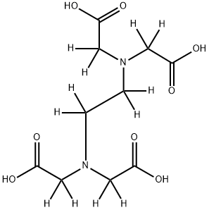 ETHYLENEDIAMINETETRAACETIC-D12 ACID Structural