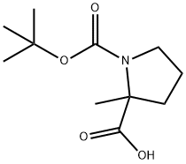 BOC-ALPHA-ALLYL-ME-DL-PRO-OH Structural