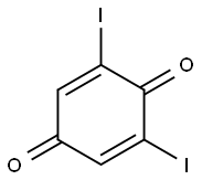 2,6-Diiodo-p-benzoquinone Structural