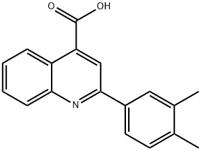 2-(3,4-DIMETHYL-PHENYL)-QUINOLINE-4-CARBOXYLIC ACID Structural