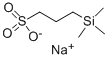 3-(TRIMETHYLSILYL)-1-PROPANESULFONIC ACID SODIUM SALT Structural