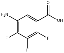 Benzoic acid, 5-amino-2,3,4-trifluoro- (9CI) Structural