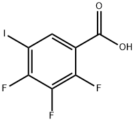 5-Iodo-2,3,4-trifluorobenzoicacid Structural