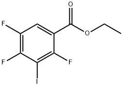 ETHYL 2,4,5-TRIFLUORO-3-IODOBENZOATE Structural