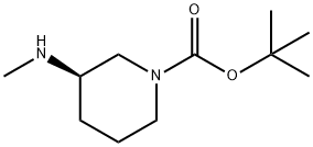 (R)-1-N-BOC-3-METHYLAMINO PIPERIDINE Structural