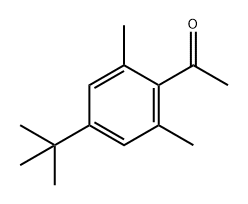 4'-TERT-BUTYL-2',6'-DIMETHYLACETOPHENONE Structural