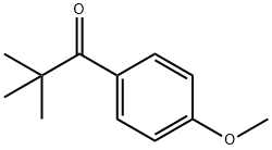 1-(4-methoxyphenyl)-2,2-dimethyl-propan-1-one Structural