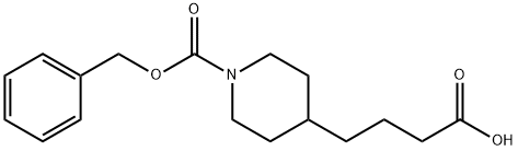 4-(1-CBZ-PIPERIDIN-4-YL)-BUTYRIC ACID
 Structural