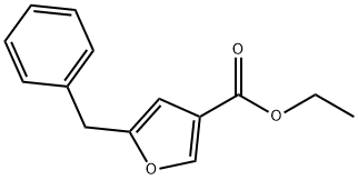 ethyl 5-benzyl-3-furoate Structural