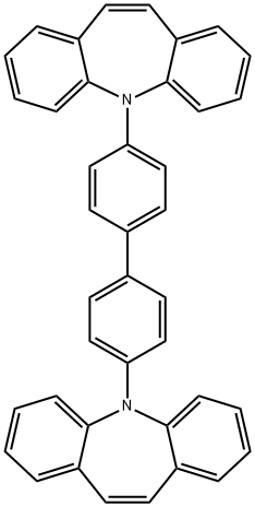 4,4'-BIS(DIBENZAZEPIN-1-YL)BIPHENYL Structural