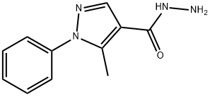 5-METHYL-1-PHENYL-1H-PYRAZOLE-4-CARBOHYDRAZIDE Structural