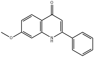 7-METHOXY-2-PHENYL-QUINOLIN-4-OL
 Structural