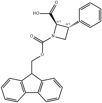 FMOC-TRANS-3-PHENYLAZETIDINE-2-CARBOXYLIC ACID (RACEMIC)