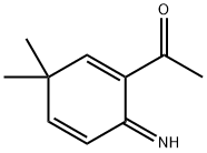 Ethanone, 1-(6-imino-3,3-dimethyl-1,4-cyclohexadien-1-yl)- (9CI) Structural