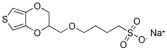 Sodium 4-((2,3-dihydrothieno[3,4-b][1,4]-dioxin-2-yl)methoxy)butane-1-sulfonate Structural