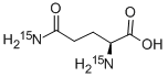 L-GLUTAMINE-15N2 Structural