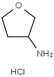 TETRAHYDRO-FURAN-3-YLAMINE HCL Structural