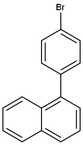 1-(4-Bromophenyl)-naphthlene Structural