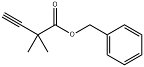 2,2-DIMETHYL-BUT-3-YNOIC ACID BENZYL ESTER Structural