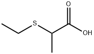 2-(ethylthio)propanoic acid Structural