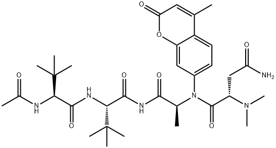 AC-TBU-GLY-TBU-GLY-ASN(ME)2-ALA-AMC Structural