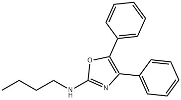 2-(Butylamino)-4,5-diphenyloxazole Structural