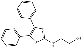 Oxazole, 4,5-diphenyl-2-((2-hydroxyethyl)amino)- Structural